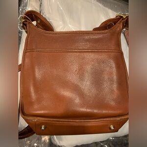 Vintage Coach Legacy Zip Janice Brown Leather Crossbody Shoulder Bag Y2K